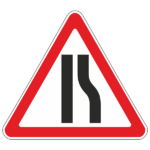 Знак 1.20.2 «Сужение дороги справа»