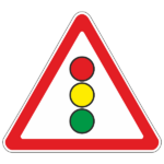Знак 1.8 «Светофорное регулирование»