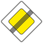 Знак 2.2 «Конец главной дороги»