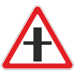 Знак 2.3.1 «Пересечение со второстепенной дорогой»