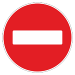 Знак 3.1 Въезд запрещён