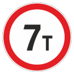 Знак 3.11 «Ограничение массы»