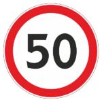 Знак 3.24 «Ограничение максимальной скорости»