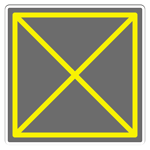 Знак 3.34д «Движение автобусов запрещено»