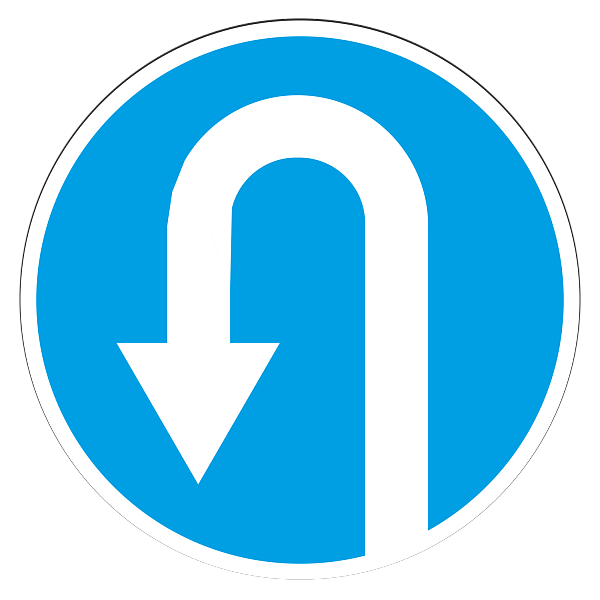 Знак 4.1.7д «Движение в обратном направлении»